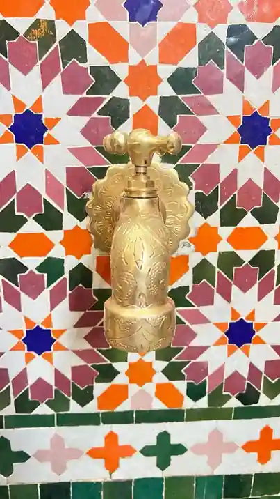 Handmade Moroccan brass Faucet for your garden - Outdoor