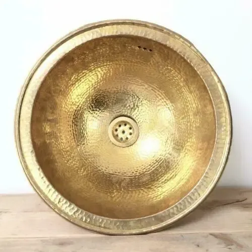 Brass Vessel Sink , Moroccan handmade Wash Basin
