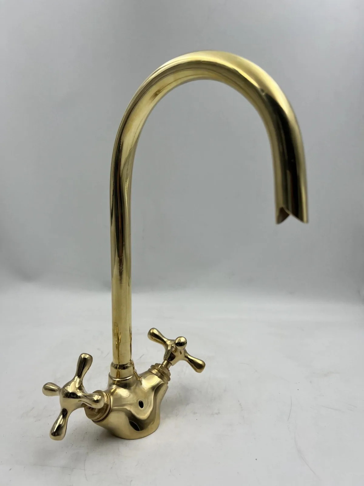 The Gooseneck Brass Faucet