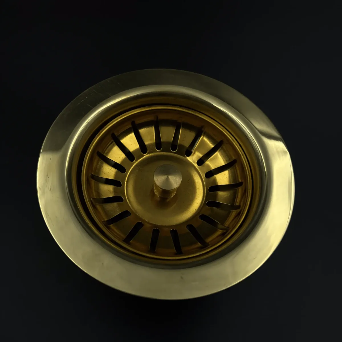 Unlacquered Brass Kitchen Sink Strainer, Sink Waste, Strainer Basket, Drain Cover &amp;amp; Basket Strainer